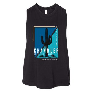 Women's Black Crop Tank