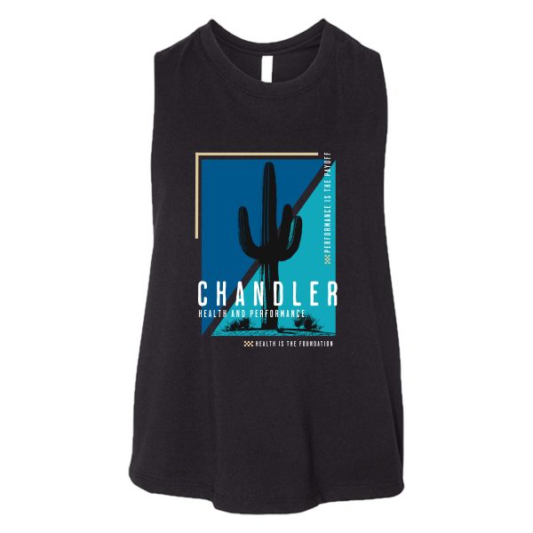 Women's Black Crop Tank